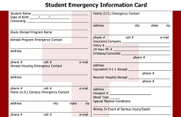 Return Emergency Cards, Concussion & Weapon Forms, and Lunch Applications to the Office ASAP