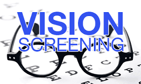 Vision Screening for 7th Graders: Nov. 6, 8, and 9