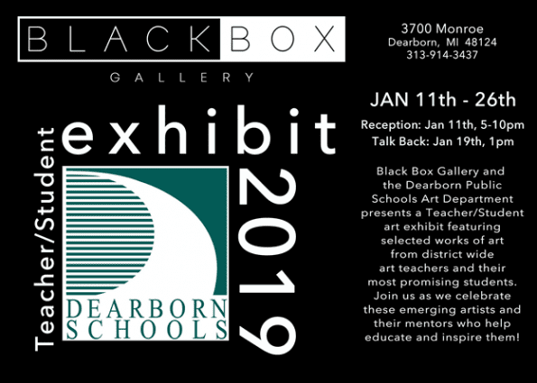 Black Box Gallery Exhibit: Jan. 11 – Jan 26