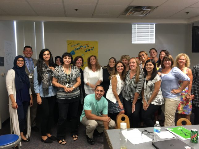 Excellent meetings with the Becker PTA leadership and the Becker Faculty. We made sure to get those selfies with the two groups.