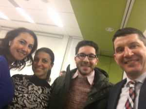 The Superintendent, Trustee Nasser, Judge Bazzi, and Rep. Hammoud- selfie