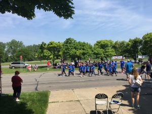 PTA council marching in the parade. 