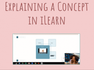 explaining a concept in iLearn
