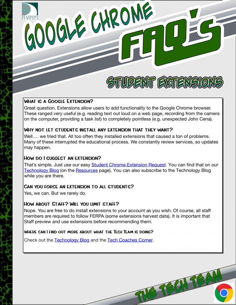Student Chrome Extensions