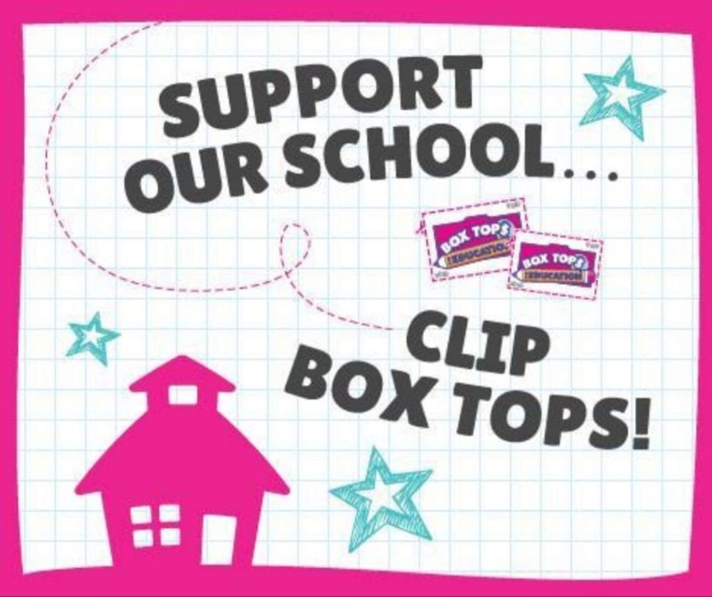 Educational Box Tops Are Due!