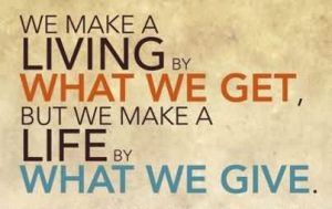 we-make-a-living-what-we-get-but-we-make-a-life-by-what-we-give-donation-quote