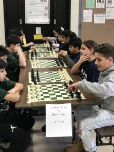 Chess Team Visits River Oaks