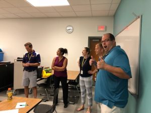 Teachers Collaborate During Late Start