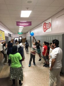 HIVE Leaders Build Team Work with Sixth Graders